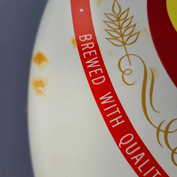 Vintage Ballantine Beer Metal Serving Tray - Picture 6 of 10